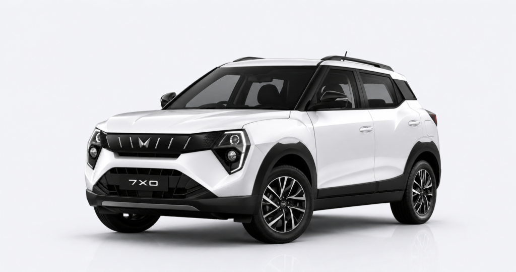 Mahindra 7XO self-drive car for rent at Gavson Business Park, Ghansoli