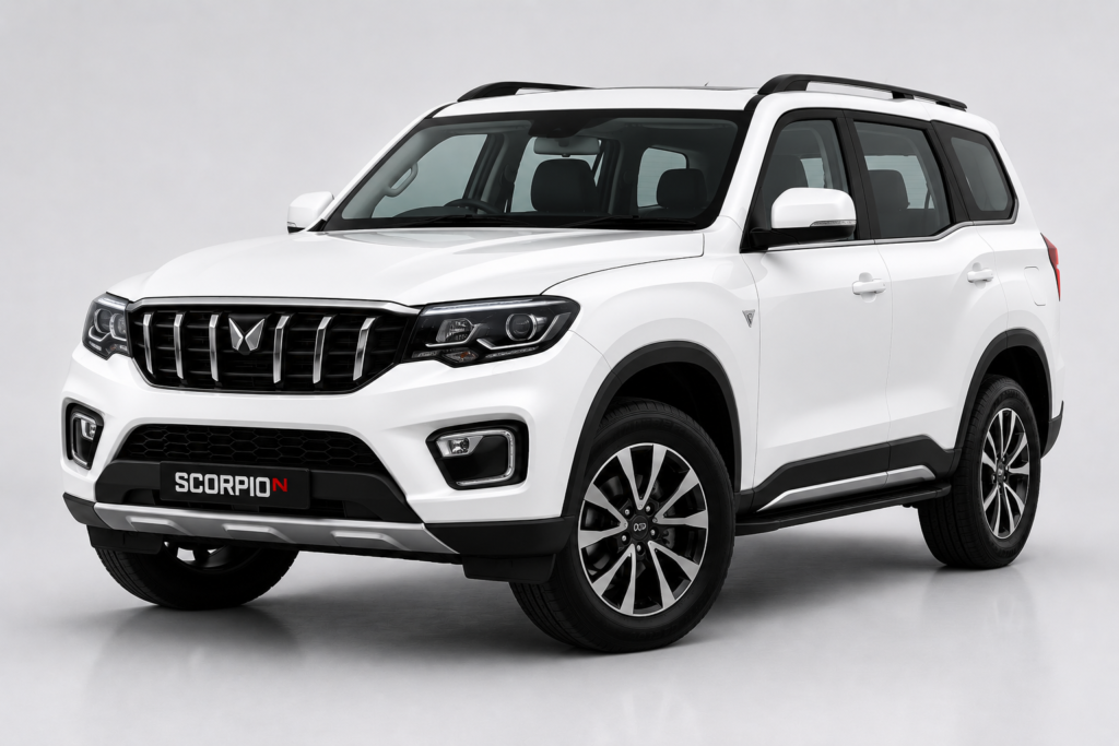 Mahindra Scorpio N self-drive car for rent at Gavson Business Park, Ghansoli