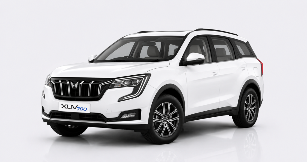 Mahindra XUV700 self-drive car for rent at Gavson Business Park, Ghansoli